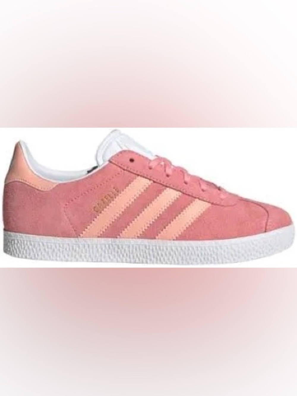 adidas Gazelle J Pink Peach Size 6.5 NWT Fits Women’s 8